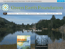 Tablet Screenshot of greenearthfound.org